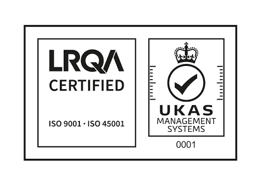 Certifies LRQA UKAS  management system