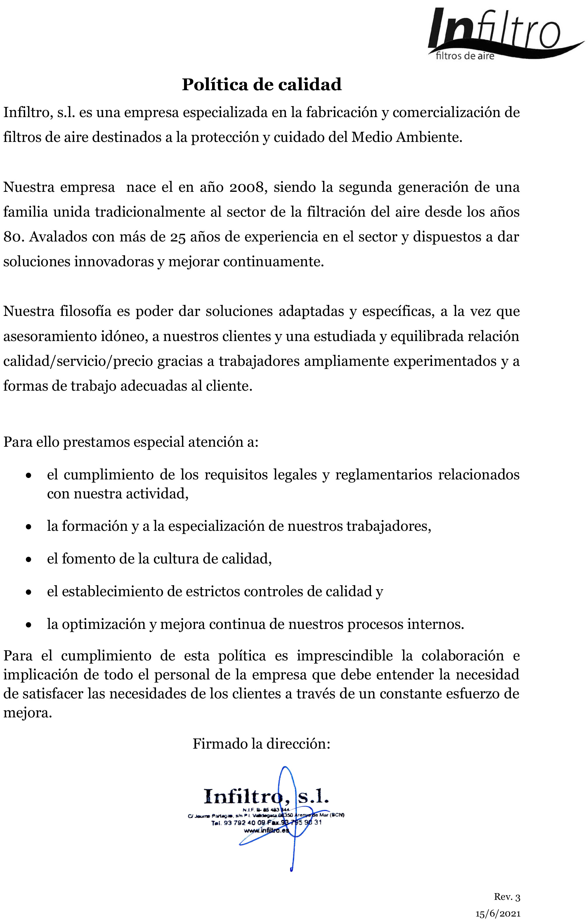 Política de calidad V3
